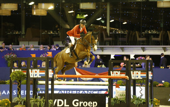 Jos Lansink with Aganix du Seigneur. Photo (c) Jenny Abrahamsson.