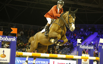 Jos Lansink with Aganix du Seigneur. Photo (c) Jenny Abrahamsson.