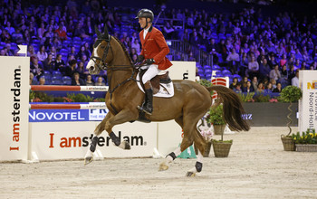Jos Lansink with Aganix du Seigneur. Photo (c) Jenny Abrahamsson.