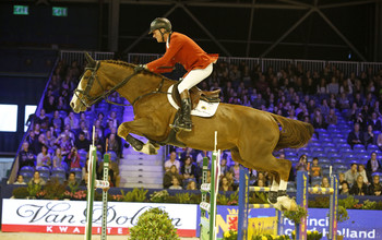 Jos Lansink with Aganix du Seigneur. Photo (c) Jenny Abrahamsson.