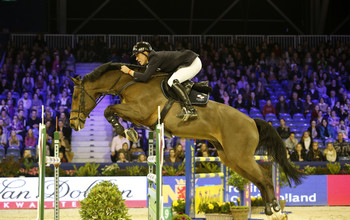 Piet Raijmakers with Van Schijndel's Antares. Photo (c) Jenny Abrahamsson.