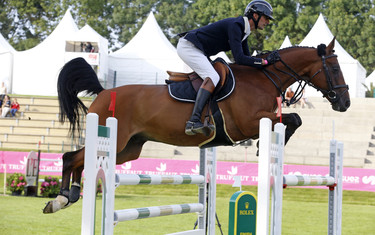 Nicolas Delmotte with Darmani van T Heike