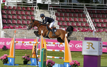 Nicolas Delmotte with Darmani van T Heike