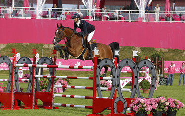 Nicolas Delmotte with Darmani van T Heike