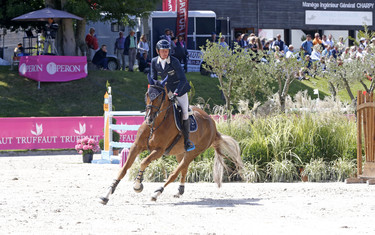Alexis Borrin with Uccello de Will