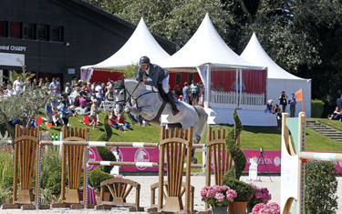 Kevin Staut with Unna de Kerglenn