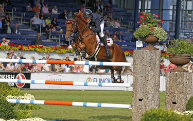 Andreas Schou with Lenardo der Kleine