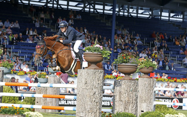 Andreas Schou with Lenardo der Kleine