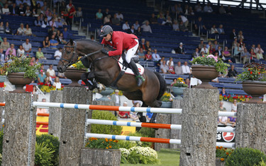 Dieter Köfler with Emir v Moleneind