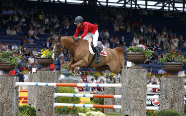 Janika Sprunger with Bonne Chance CW