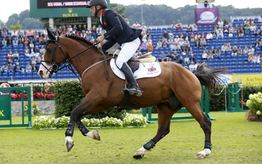 Joe Clee with Utamaro d'Ecaussines