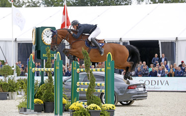Gregory Wathelet with Egano van het Slogenhof