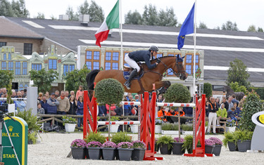 Gregory Wathelet with Egano van het Slogenhof