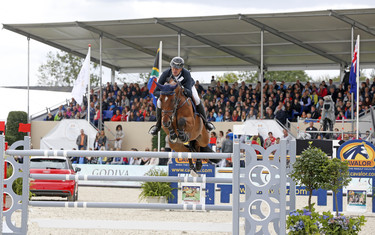 Gregory Wathelet with Egano van het Slogenhof