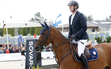 Gregory Wathelet with Egano van het Slogenhof