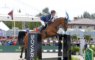 Scott Brash with Hello M'Lady