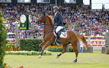 Andreas Schou with Lenardo der Kleine