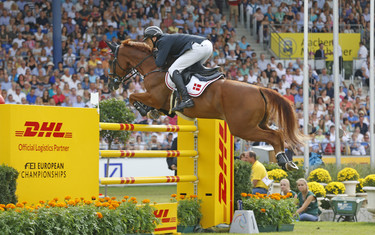 Andreas Schou with Lenardo der Kleine
