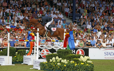 Andreas Schou with Lenardo der Kleine