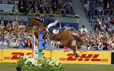 Andreas Schou with Lenardo der Kleine