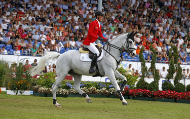 Daniel Deusser with Cornet d'Amour 