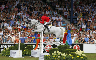Daniel Deusser with Cornet d'Amour 