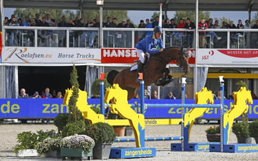 Christian Ahlmann with Leander 
