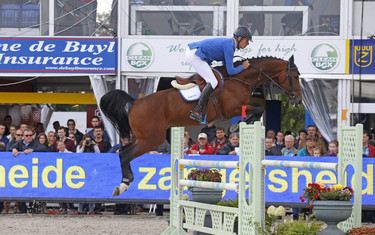 Christian Ahlmann with Leander 