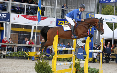 Christian Ahlmann with Leander 