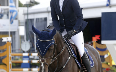 Jennifer Pedersen with Quisandro