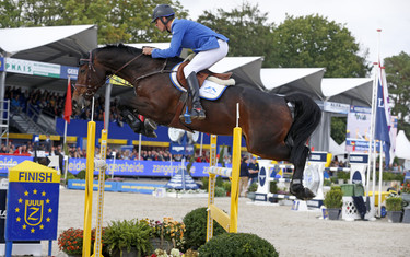 Christian Ahlmann with Ciao Conni St