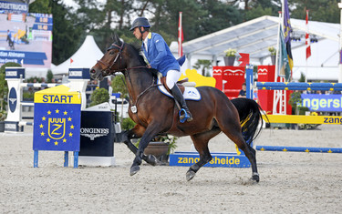 Christian Ahlmann with Ciao Conni St