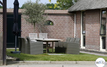 Johan Heins' beautiful yard. Photo (c) Jenny Abrahamsson.