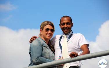 Sarah Ling and Bassem Hassan Mohammed. Photo (c) World of Showjumping.