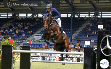 Frank Schuttert with Chianti's Champion. Photo (c) Jenny Abrahamsson.