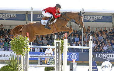 Pieter Clemens with Horizon de Regor. Photo (c) Jenny Abrahamsson.