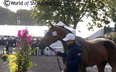 Kent Farrington looking all cool with Voyeur.