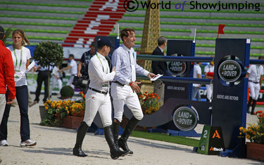 USA's McLain Ward and Canada's Ian Millar.
