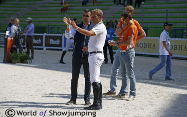 The Netherland's Yves Houtackers and Norway's Geir Gulliksen.