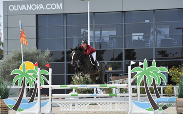 Oliva, Spain - 2019 April 17: 5 years old 1m20 during CSI Mediterranean Equestrian Spring Tour 4
(photo: 1clicphoto.com)