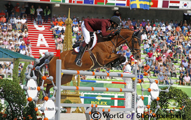 Sheikh Ali bin Khalid Al Thani was a joy to watch in the ring with Vienna Olympic.