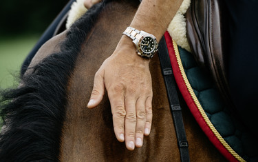 ROLEX TESTIMONEE STEVE GUERDAT WEARING THE OYSTER PERPETUAL GMT-MASTER II