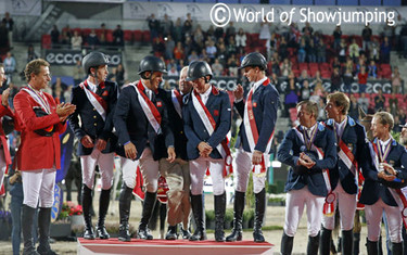 Happy Brits on the podium.