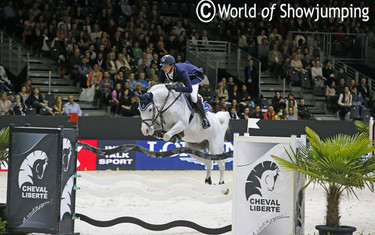 The most beautiful round of the day nr. 1 - courtesy of Daniel Deusser & Cornet d'Amour - nr. six on the overall standing. 