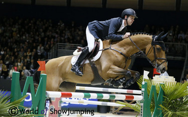 No mistakes for the world number ones: Scott Brash was double clear on Ursula XII.
