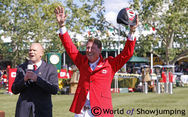 It was an extremely popular home win for Ian Millar at Spruce Meadows.