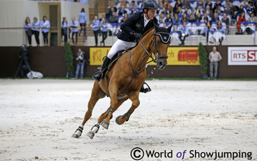 Gerco Schröder and Glock's London made it to the jump-off after a first clear round.