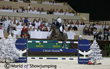 Lorenzo de Luca is another rider that keeps on impressing, with a double clear round on Zoe II.
