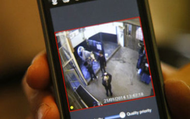 Caugth on tape! The stables are monitored.