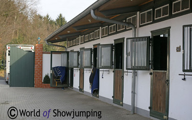 There are both outdoor stables...